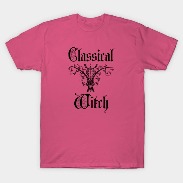 Classical Witch - Gifts for Traditional Witches T-Shirt by TraditionalWitchGifts